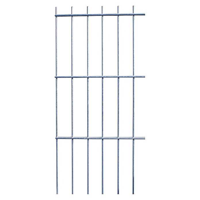 Hadra Dubbelstaafmat Small (200 x 83 cm, Zilver, Thermisch verzinkt)