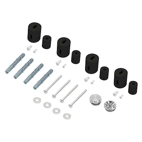 LuxeBath  Badheizkörper Montagematerial Paneelheizkörper Halter Set Zubehör für Handtuchwärmer