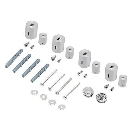 LuxeBath  Badheizkörper Montagematerial Paneelheizkörper Halter Set Zubehör für Handtuchwärmer