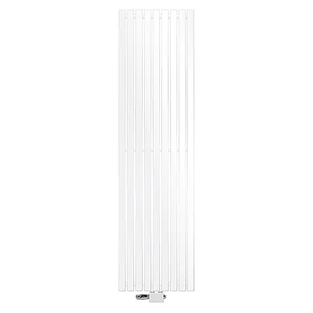 LuxeBath  Badheizkörper Paneelheizkörper mit Universal Thermostatventil 480x1800 mm Weiß