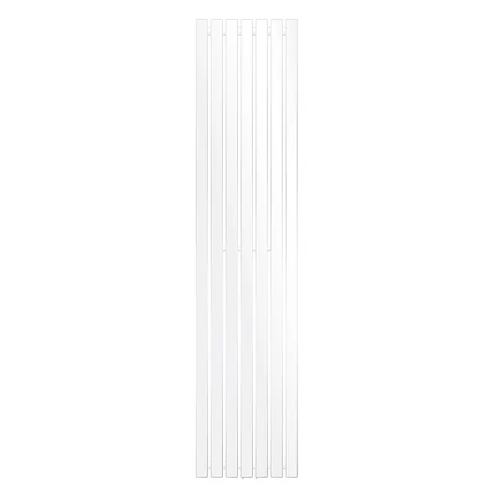 LuxeBath Badheizkörper Design Handtuchheizkörper Handtuchwärmer Mittelanschluss Radiator - B x H: 37 x 160 mm, Weiß - Weißer vertikaler Paneelheizkörper für moderne Heizung.