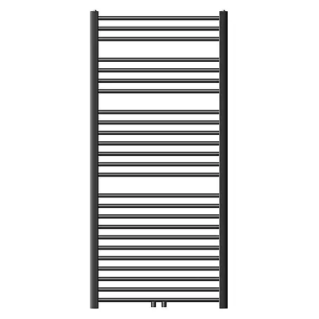 LuxeBath  Badheizkörper Design Handtuchheizkörper Handtuchwärmer Mittelanschluss gebogen 800 W