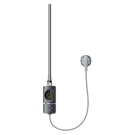 LuxeBath  Austauschheizkörper Elektroheizstab mit Stecker Anthrazit Heizpatrone Heizelemente 1200W