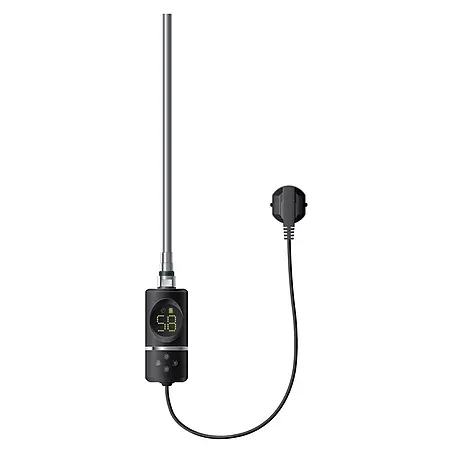 LuxeBath  Austauschheizkörper Elektroheizstab mit Stecker Schwarz Heizpatrone Heizelemente 1200W