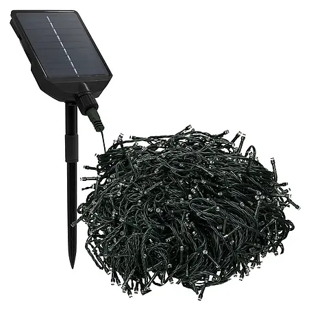 ECD Germany  LED-Lichterkette 800 LEDs 16m für Innen & Außen Warmweiß