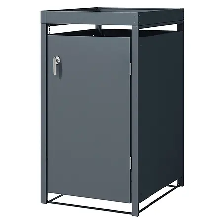 ML-Design  Mülltonnenbox Mülltonnencontainer mit Pflanzdach für 1 Tonne 120 oder 240 Liter