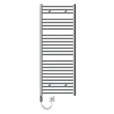 LuxeBath  Elektro-Badheizkörper Handtuchwärmer mit Heizstab 600x1500 mm gerade Chrome 900W