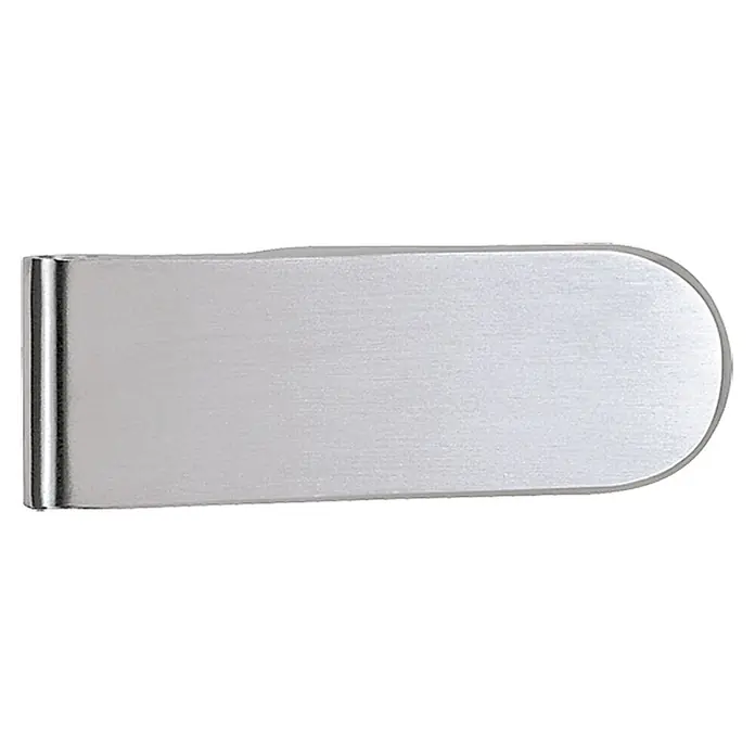 Diamond Doors Glastürbeschlag Sky PZ - Aluminium EV1, Bandbohrung/Bänder: Studio 2-teilig, Verschließbar - Silberne Geldscheinklammer, elegant und minimalistisch, perfekt zum sicheren Aufbewahren von Geldscheinen.