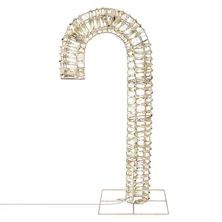 ECD Germany  LED-Weihnachtsdekofigur LED-Zuckerstange Weihnachtsbeleuchtung IP44 Wetterfest Candy Cane