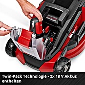 Einhell Power X-Change Cortacésped de batería (36 V, Iones de litio, 4 Ah, 2 baterías, Ancho de corte: 43 cm)