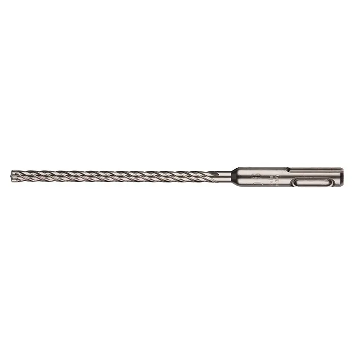Makita Beton- & Steinbohrer Nemesis II - SDS Plus, Durchmesser Bohrer: 6 mm, 1 Stk. - Silberfarbener SDS Plus Bohrhammerbohrer mit Spiralnut für Beton und Mauerwerk.