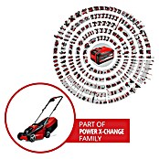 Einhell Power X-Change Cortacésped de batería (18 V, Power X-Change, con iones de litio, Sin batería, Ancho de corte: 30 cm)