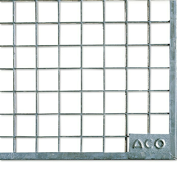 ACO Therm Lichtschachtrost (80 x 40 cm, Stahl verzinkt)