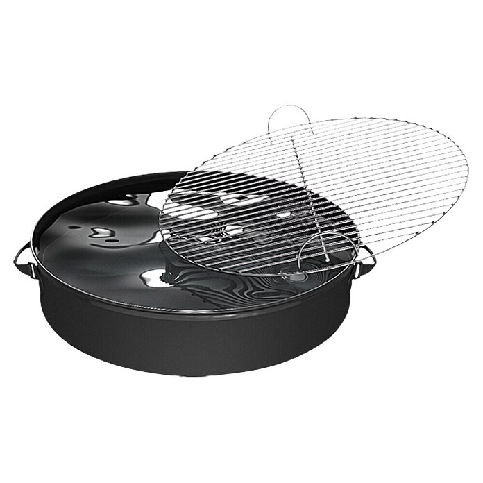Kingstone Limpiador de parrillas (Diámetro: 58 cm, Negro)