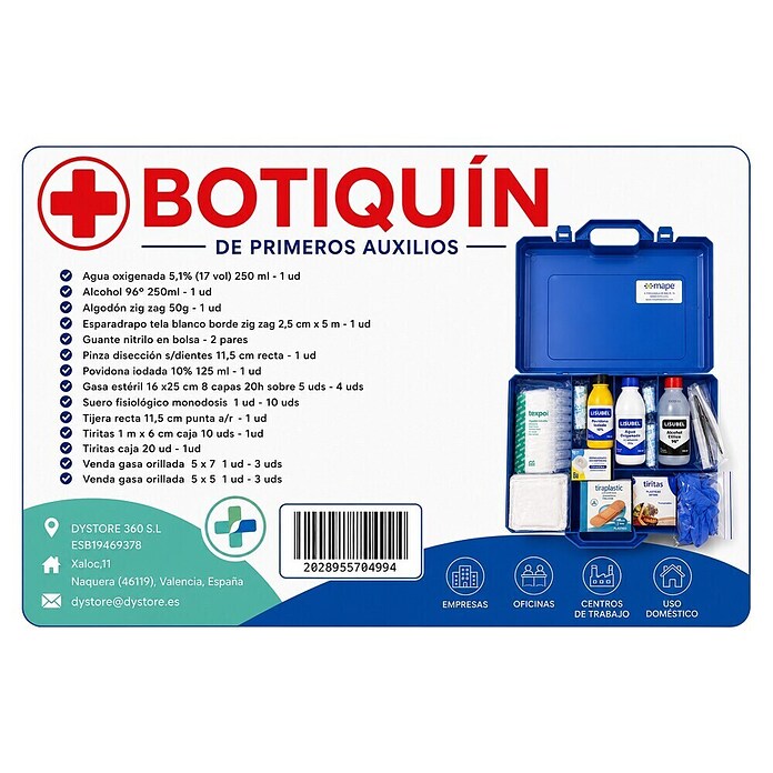 Botiquín de primeros auxilios (Azul, Plástico) | BAUHAUS