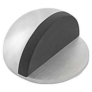 Türstopper (Durchmesser: 45 mm, Montageart: Kleben, Silber/Schwarz)