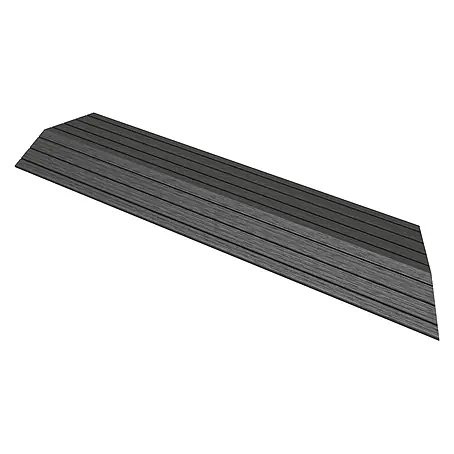 ML-Design  Terrassenfliese Randabschlussleiste rechts Anthrazit 38x2x7,5cm Eckleiste Umrandung