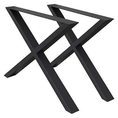 ECD Germany  Tischgestell Kreuzgestell Metall Tischkufen