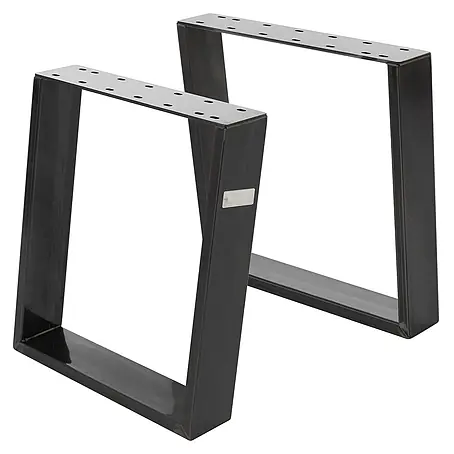 ML-Design  Tischgestell Bankkufen Schräge Metall Bankbeine Bankgestell