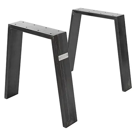 ML-Design  Tischgestell Loft 2er Set Bankkufen aus Stahl Industriedesign U-Form