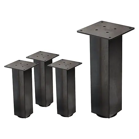 ML-Design  Tischgestell 4er Set Tischkufen I-Design Möbelfüße und aus Stahl