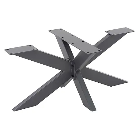 ML-Design  Tischgestell Spider Kreuzgestell Schwerlast aus Stahl für DIY