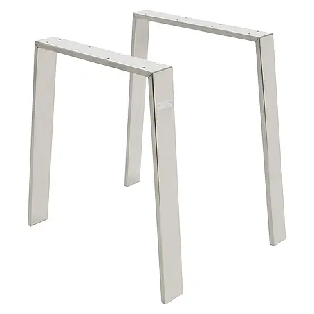 ML-Design  Tischgestell Loft 2er Set aus Stahl Industriedesign U-Form