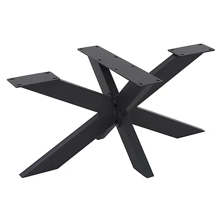 ML-Design  Tischgestell Tischgestell Spider Kreuzgestell Schwerlast aus Stahl für DIY