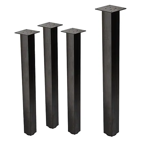 ML-Design  Tischgestell 4er Set Tischkufen I-Design Möbelfüße und aus Stahl