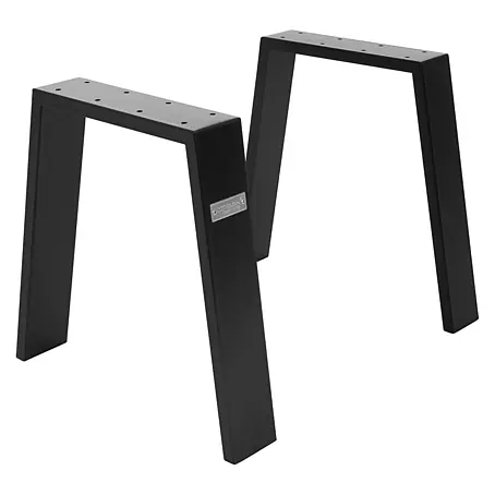 ML-Design  Tischgestell Loft 2er Set aus Stahl Industriedesign U-Form