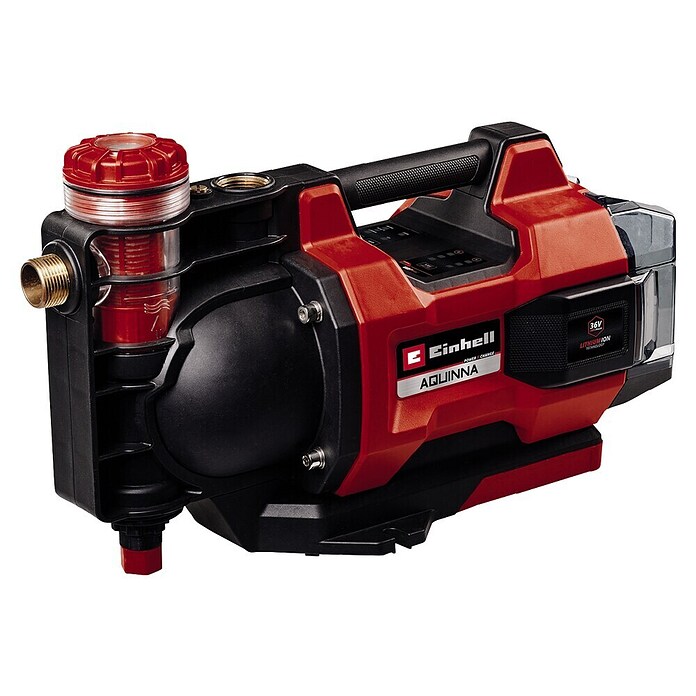 Einhell Power X-Change 18V Bomba de agua para jardín de batería 36/38 F LED Automatic (18 V, Iones de litio, Sin batería, Capacidad de bombeo máx.: 3.800 l/h) | BAUHAUS