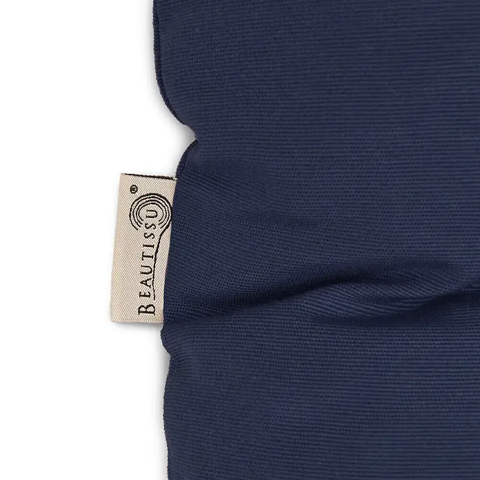 Beautissu Bankauflage Flair BK - Gartenbank, 1 Stk., Polyester, Dunkelblau - Marineblauer Stoff mit einem 'BEAUTISSU' Markenetikett.