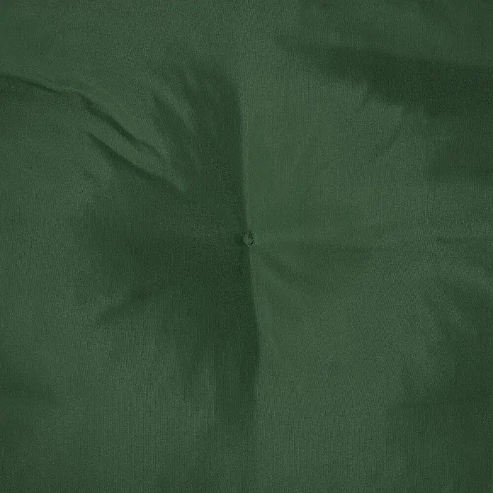 Beautissu Sitzauflage Flair HL - Hochlehner, 1 Stk., Polyester, Dunkelgrün - Dunkelgrüner Stoff mit einem mittigen Knopfheft.