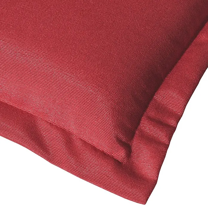 Beautissu Sitzauflage Loft NL - Niederlehner, 1 Stk., Polyester, Rot - Rotes, gewebtes Stoffkissen mit feiner Textur.