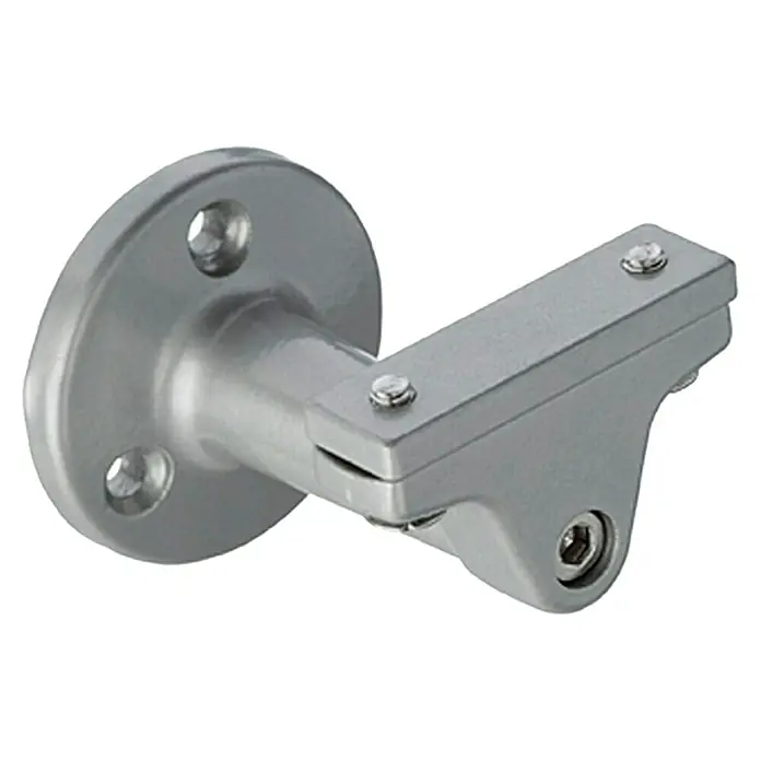 Dolle Wandhalter PS 9 - Grau Metallic, Passend für: Dolle Holzhandläufe - Silberne Handlaufhalterung zur Wandmontage, stabil und langlebig für sicheren Halt.