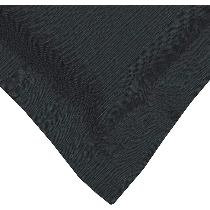 Beautissu Sitzauflage Base HL - Hochlehner, 2 Stk., L x B x H: 120 x 50 x 6 cm, Polyester, Graphitgrau - Dunkelgrauer, strukturierter Stoff, möglicherweise eine Tischdecke oder ein Platzset.