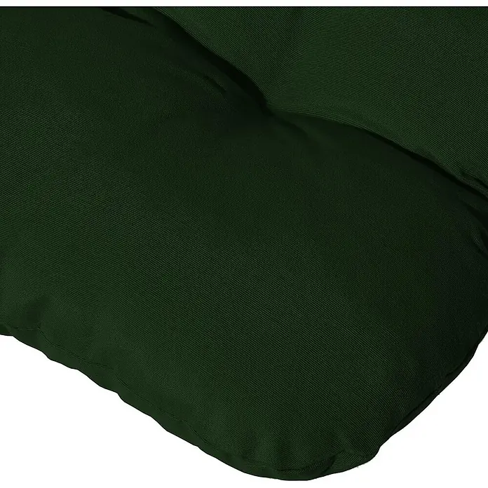 Beautissu Liegenauflage Flair RL - Rollliege, 2 Stk., L x B x H: 190 x 60 x 16 cm, Polyester, Dunkelgrün - Dunkelgrünes Outdoor-Kissen aus strapazierfähigem Webstoff.