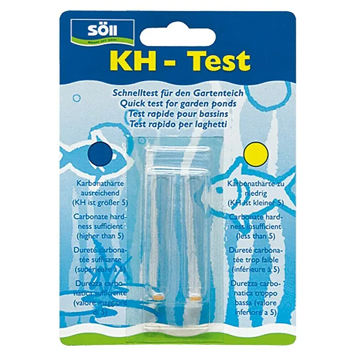 Söll KH-Schnelltest - 2 Stk. - Bild der Söll KH-Testbox für Gartenteiche, zur Bestimmung der Karbonathärte des Wassers.