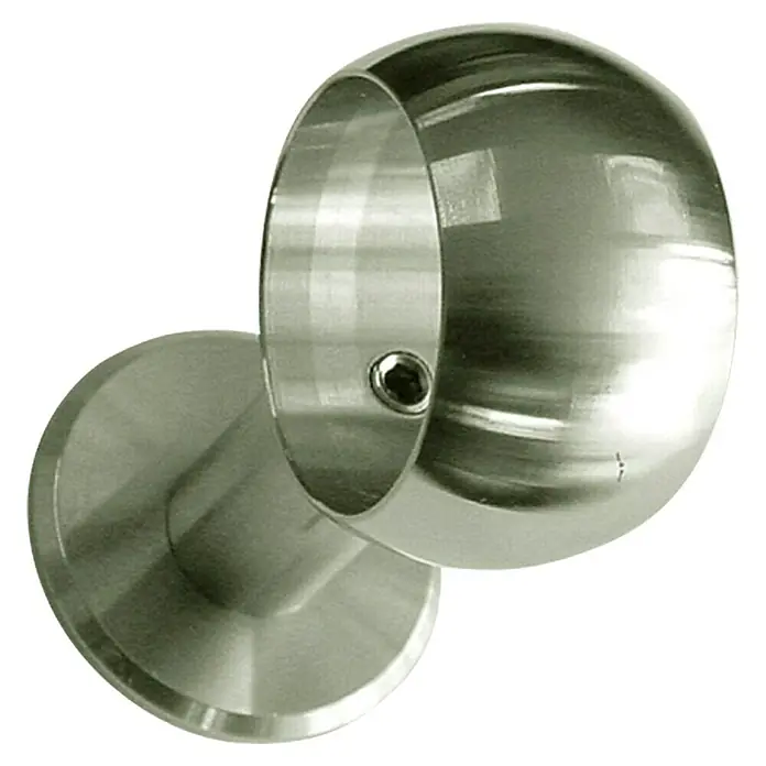 Treba Frewa Wand-Set WS1 - Schrauben, Edelstahl V2A - Metallene Kleiderstangenhalterung zur Wandmontage, robust und langlebig für eine zuverlässige Befestigung der Gardinenstange.