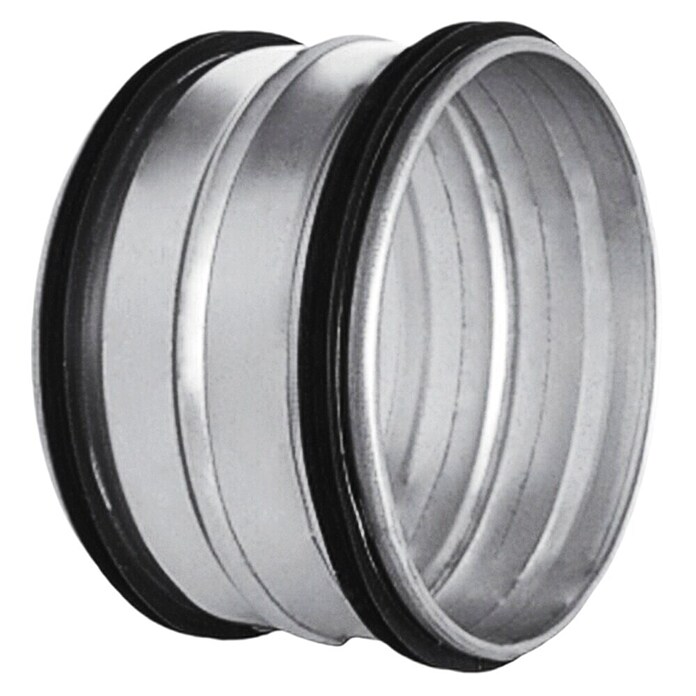 Wickelfalzrohr-Verbinder (Durchmesser: 100 mm, Stahl, Verzinkt) | BAUHAUS
