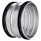 Wickelfalzrohr-Verbinder (Durchmesser: 100 mm, Stahl, Verzinkt) | BAUHAUS