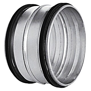 Wickelfalzrohr-Verbinder (Durchmesser: 100 mm, Stahl, Verzinkt)
