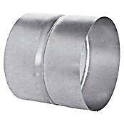 Wickelfalzrohr-Muffe (Durchmesser: 100 mm, Stahl, Verzinkt) | BAUHAUS