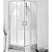 GEO Made for You Eckdusche (80 x 80 x 195 cm, Verchromt)