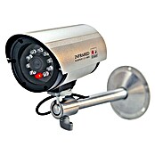 UniTEC Überwachungskamera-Attrappe (Aluminium, LED-Leuchte)