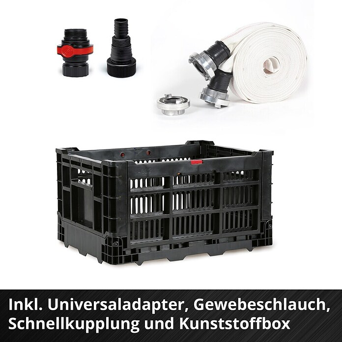 Einhell Bomba para aguas residuales Flutset GE-DP 7535 (Capacidad de bombeo máx.: 18.500 l/h, Profundidad de inmersión: 7 m) | BAUHAUS