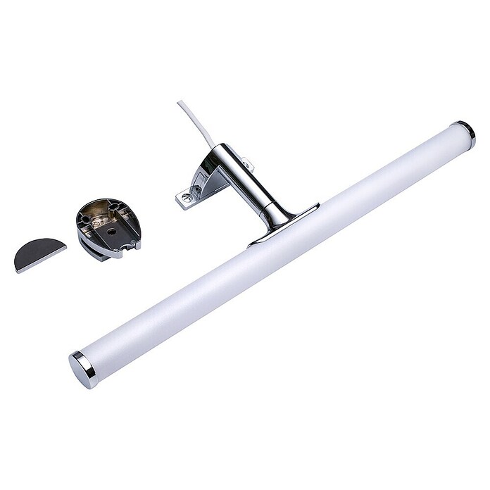 Ferotehna LED svetilka Lucia  (Bela/srebrna, 640 lm, IP44) | 3018 - Wandleuchte | CACC - Wandleuchte | CAC - Indoorleuchten | CA - Beleuchtung | C - Elektro | BAUHAUS