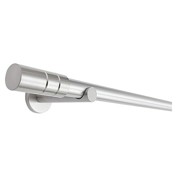 Stilgarnitur Zylinder (Länge: 120 cm, Edelstahloptik, Durchmesser: 20 mm)