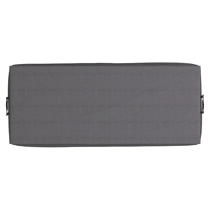 SENSUM Auflagen-Schutzhülle Tragetasche - L x B x H: 220 x 90 x 50 cm, Polyester, 140 g/m² - Dunkelgraue rechteckige Stoffabdeckung mit Griffen an den kurzen Seiten.
