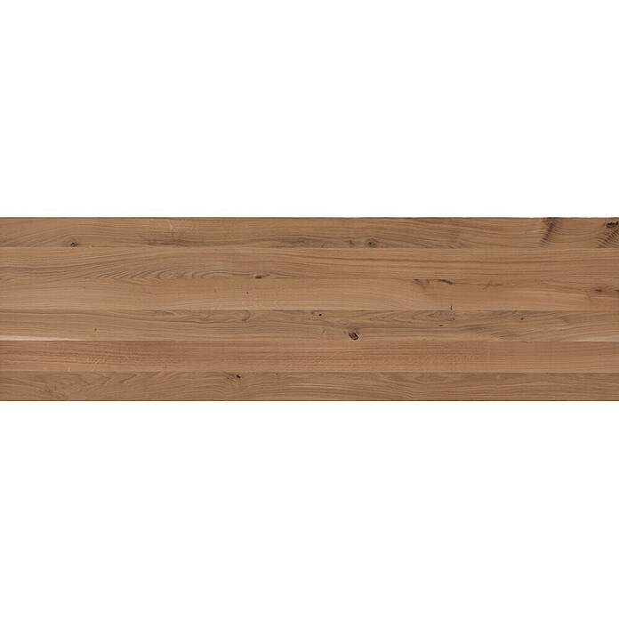 Exclusivholz Massivholzplatte (Eiche, 400 x 80 x 2,6 cm)